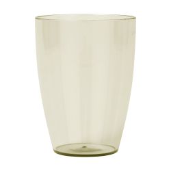 Reusable Tumbler Clear Gold 2 Pack