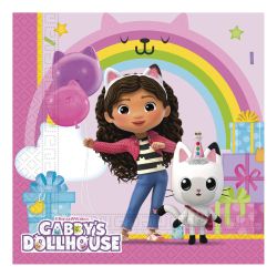 Gabby's Dollhouse Paper Napkins 20 Pack