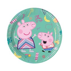 Peppa Pig Party Plates 20cm 8 Pack