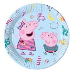 Peppa Pig Party Plates 23cm 8 Pack