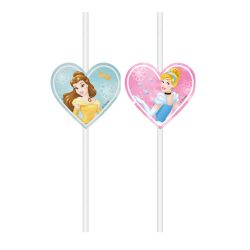 Disney Princess Medallion Straws 4 Pack