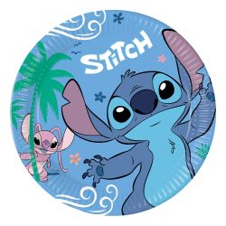 Stitch & Angel Party Plates 23cm 8 Pack