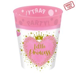Little Princess Rusable Cups 4 Pack