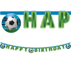 Soccer Fans Happy Birthday Banner 
