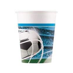 Soccer Fans Paper Cups 8 Pack