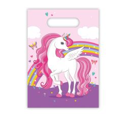 Rainbow Unicorn Party Bags 6 Pack