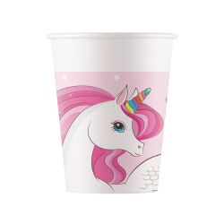 Rainbow Unicorn Paper Cups 8 Pack