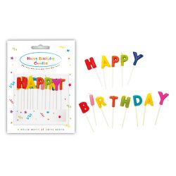 Happy Birthday Letters Candles