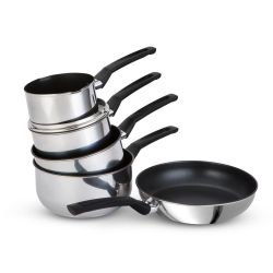 Prestige 9X Tougher Nonstick Induction 4Pce Set And Milkpan