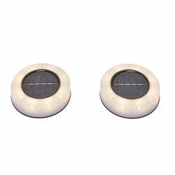 Solar pad Wall lights warm white 2 set