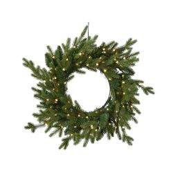 Wreath With Led Lights 50Cm