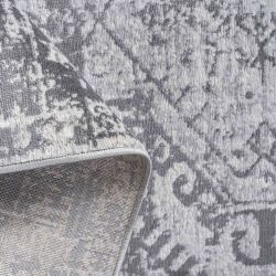 Oscar Sophia Grey Runner Rug - 60cm x 240cm