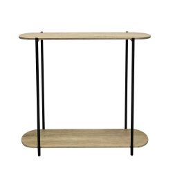 2 Tier Curve Console Table 85x24x75 cm