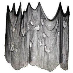 Halloween 3M Black Freaky Fabric