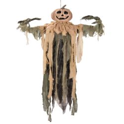 Halloween 160Cm Hanging Pumpkin Man With Eyes Moving