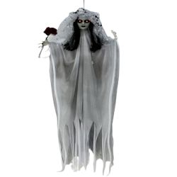 Halloween 130Cm Hanging Animated Shaking Bride With Light And Sound