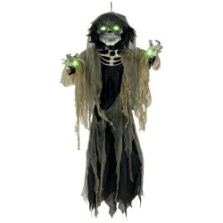 Halloween 150Cm Hanging Light Up Ghost With Sound