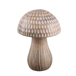 Brown Mushroom Ornament 17cm 