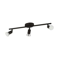 EGLO Buzz-LED Black Steel 3 Light Spotlight