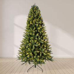 7ft Christmas Tree Pre Lit Bellevue Spruce