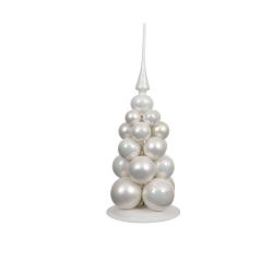 Bauble Tree Centrepiece White