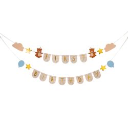 First Birthday Banner Bears