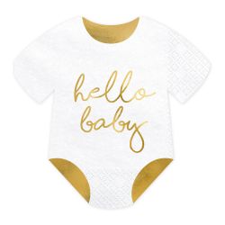 Hello Baby Napkins 20 Piece