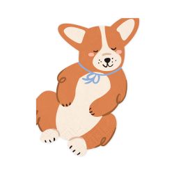 Corgi Napkins 12 Piece
