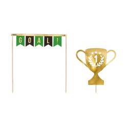 Football Cake Toppers - 2 Piece