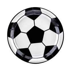 Football Plates 18cm 6 Piece
