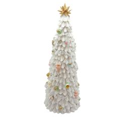 Revolving Musical Christmas Tree 30cm Green