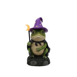 Led Toad Wizard With Staff 23 Cm