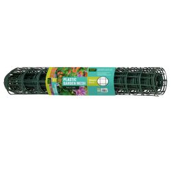 50mm Plastic Garden Mesh Mini-Roll Green 1m x 5m