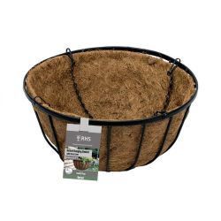 Oxford Hanging Basket with Coco Liner 14in 35cm