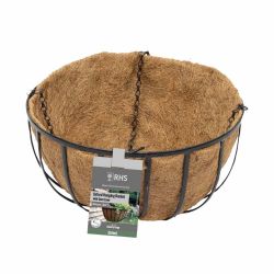 Oxford Hanging Basket with Coco Liner 16in 40cm
