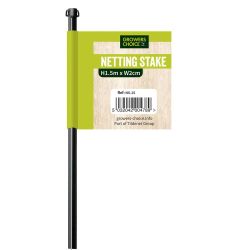 Netting Stakes Black 20mm x 100cm