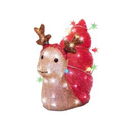 Acrylic Snail with Lights Cool White Led 34cm