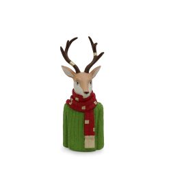 Deer Bust With Scarf 25cm
