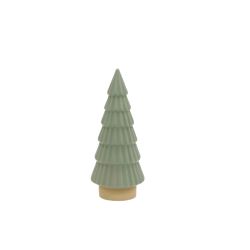 Ceramic Christmas Tree 27cm Green