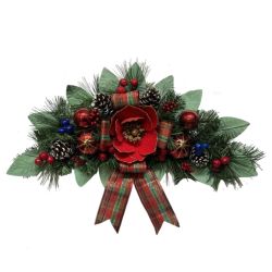 Red Flowers Swag 65cm