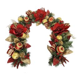 Red And Gold Garland 5Ft