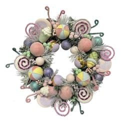 Pastels Pink Wreath 58cm