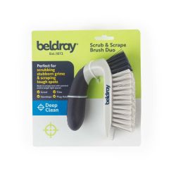 Beldray Deep Clean Scrape & Scrub Brush