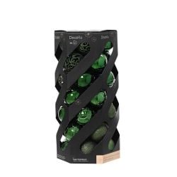 Shatterproof Baubles Pine Green 6cm 35Pack