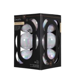 Shatterproof Baubles White 6cm 12Pack