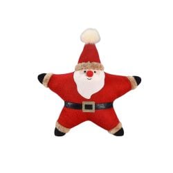 Santa Star Shaped Cushion 48cm