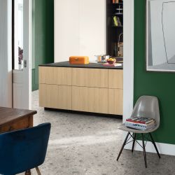 8mm Aqua Grey Triestino Terrazzo Laminate 2.53sqm