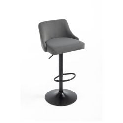 Brooklyn Barstool Grey Velvet