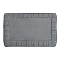 50x80cm Bath Mat Grey.