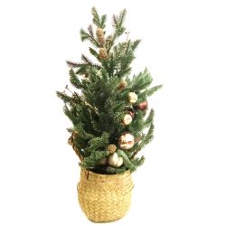 61cm Pine Tree With Gold Berry &  Bauble 